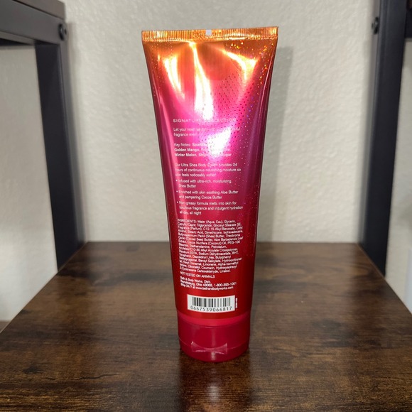 Bath and Body Works Be Joyful Ultra Shea Body Cream 8 oz Shimmer Sparkle - Picture 2 of 2